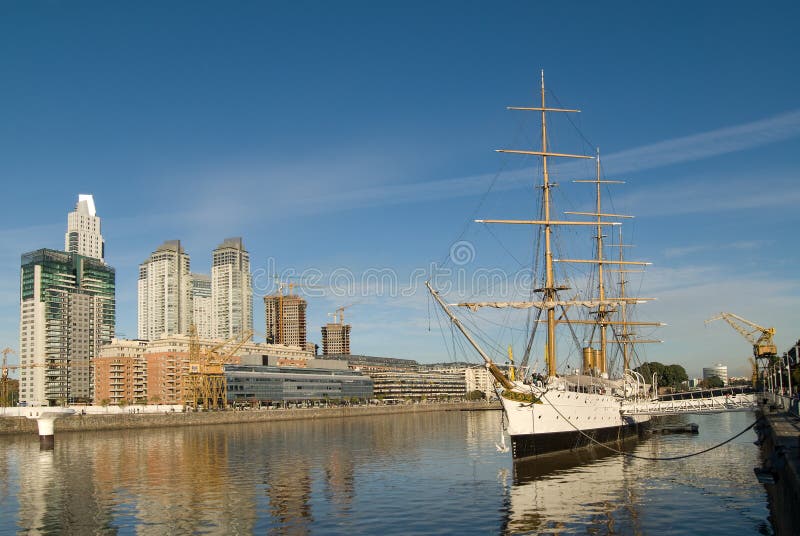 Puerto Madero, touristic destination in Buenos Aires, Argentina. Puerto Madero, touristic destination in Buenos Aires, Argentina