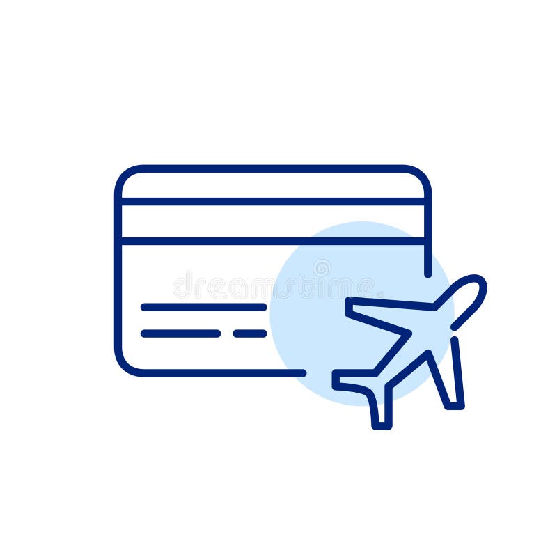 Airline Loyalty Program Membership Card. Earning Points for Flights