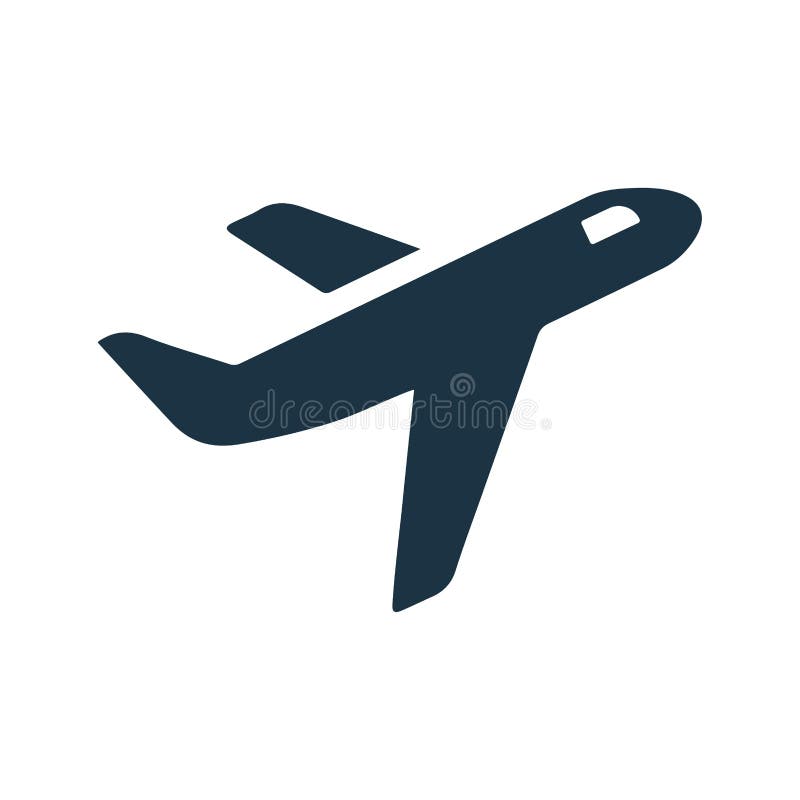 Airlines, Flying, Aviation, Wings Icon. Glyph Vector Isolated on a ...