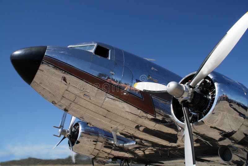 Airplane stock photography