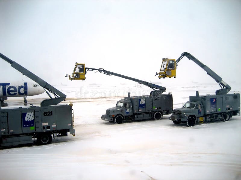 Airplane Deicing Operations V2 Editorial Image Image of flight