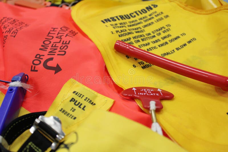 Airplane Emergency Equipment Stock Photo Image of help, raft 21503418