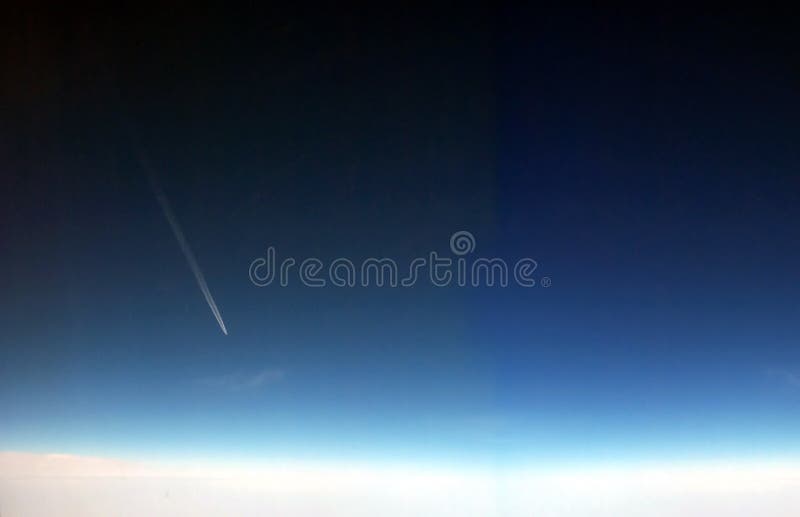 Airplane flying high alttitude royalty free stock image Airplane flying high alttitude royalty free stock image