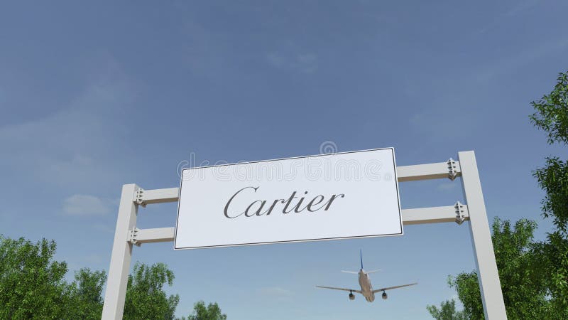 Cartier Sign and Logo Front of Luxury Jewellery Store Editorial