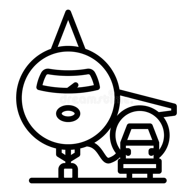 Airplane Fuel Truck, Cartoon Illustration, Vector Illustration