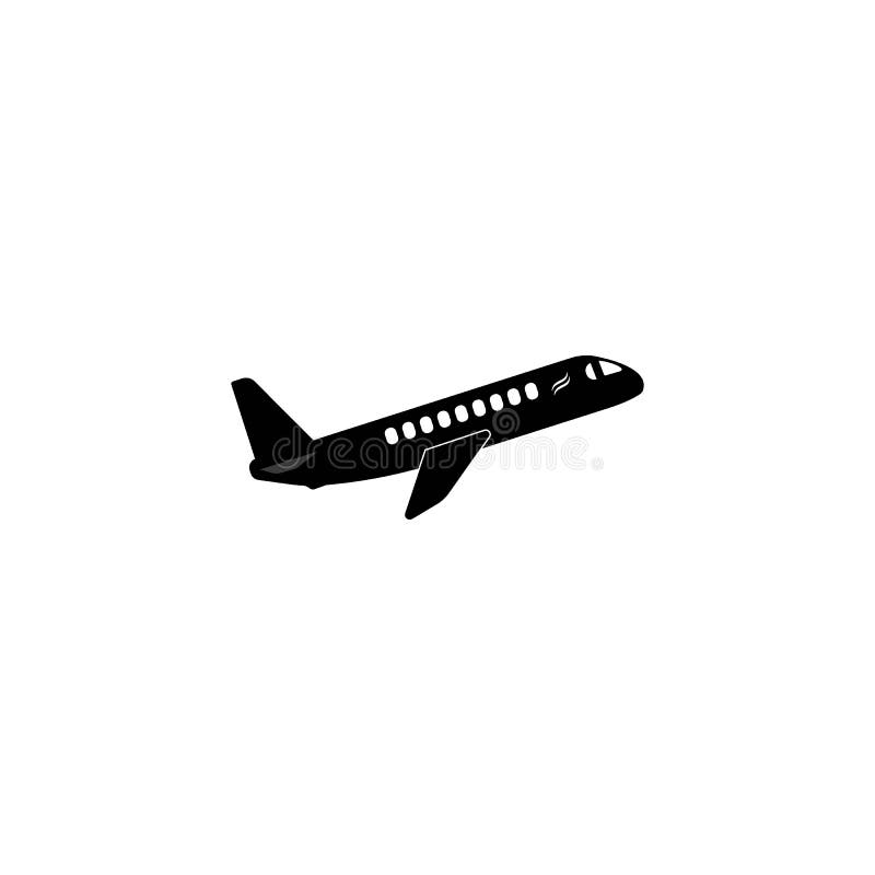 Airplane icon stock illustration