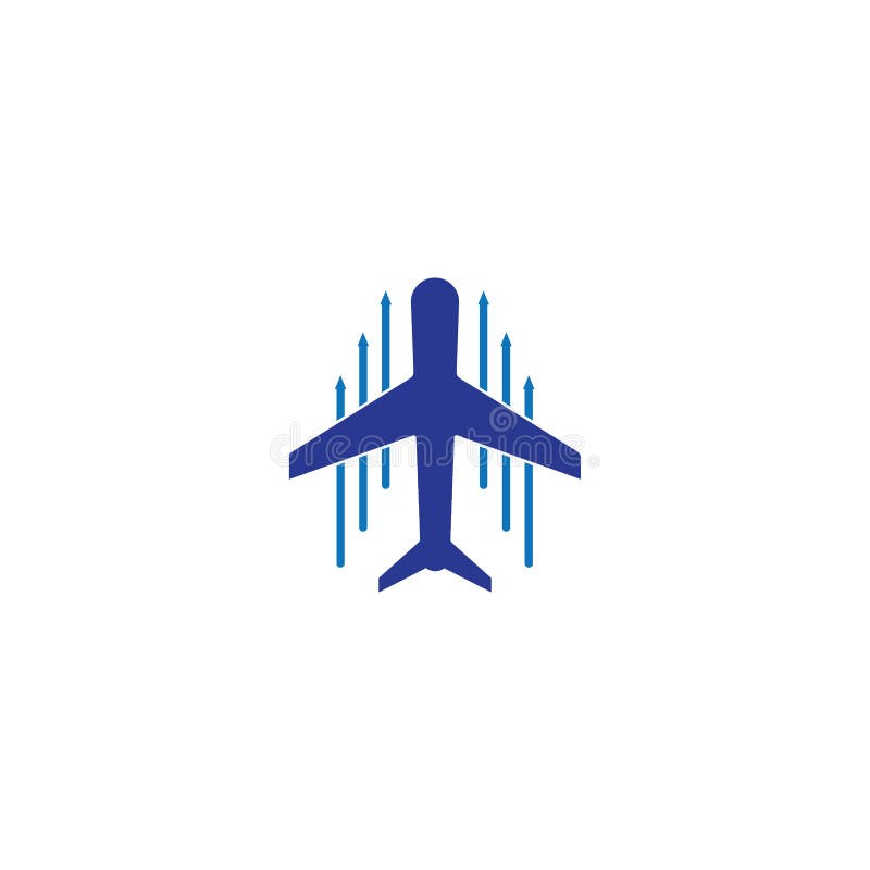 Airplane icon royalty free illustration