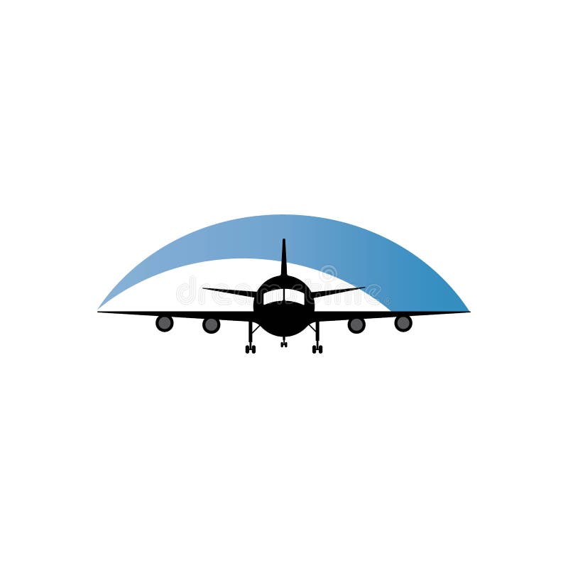 Airplane icon vector illustration