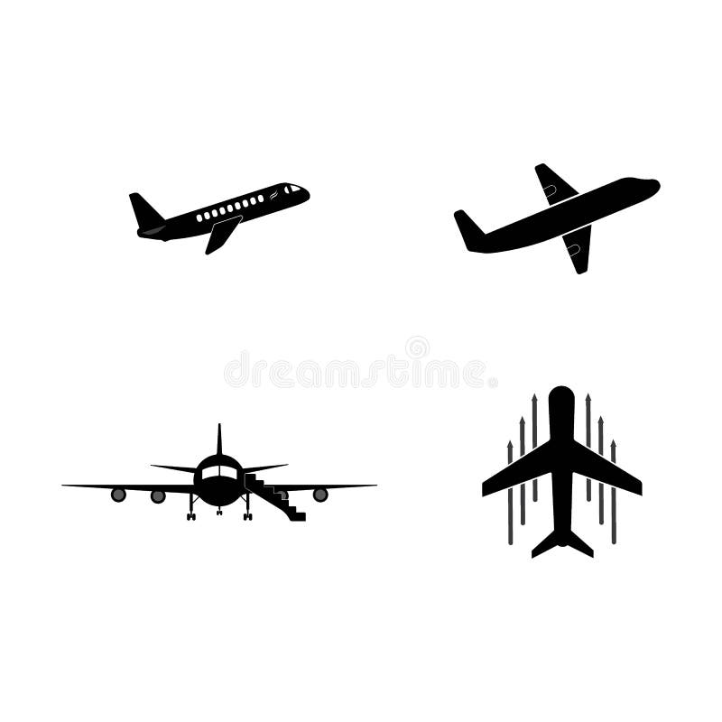 Airplane icon royalty free illustration