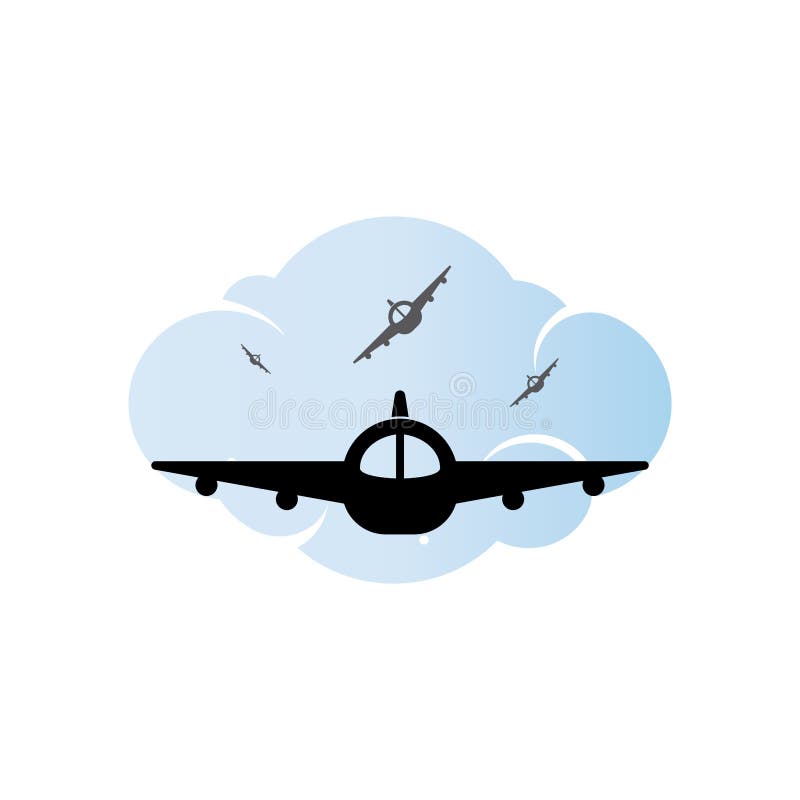 Airplane icon vector illustration