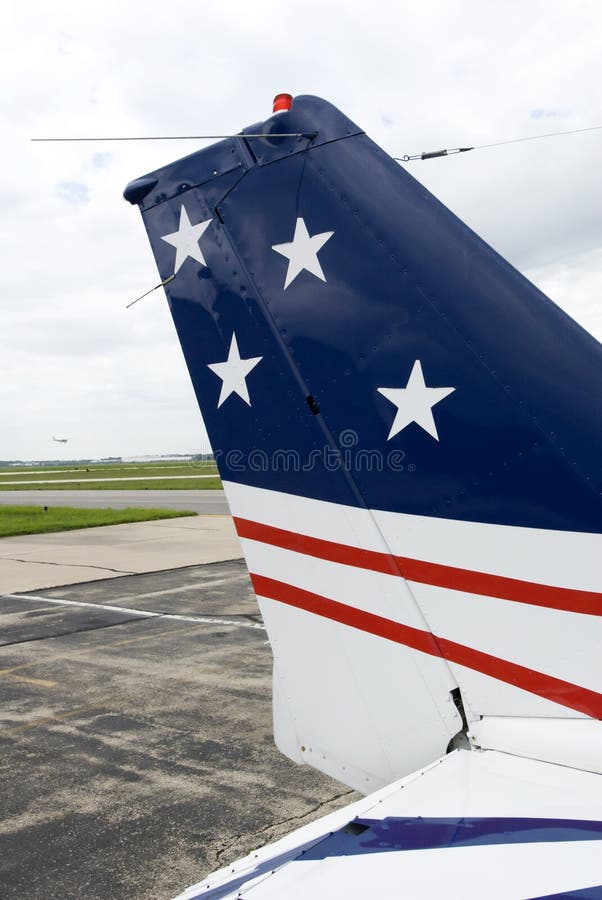 Airplane representing America