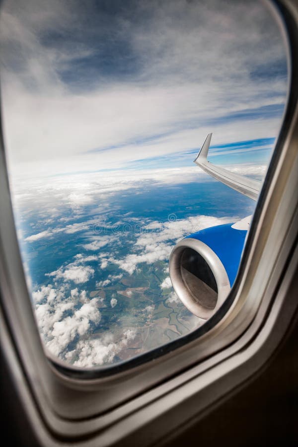 Airplane window stock image. Image of window, engine - 15369809