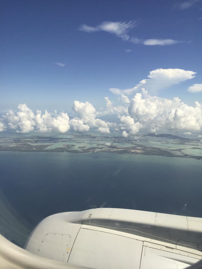 Flight to Key West stock photo. Image of window, traveling 74849398