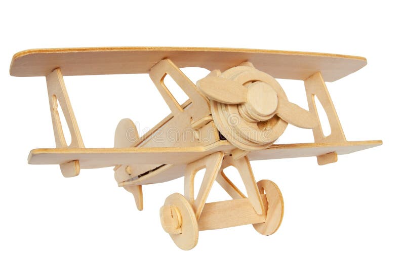 Airplane wooden model