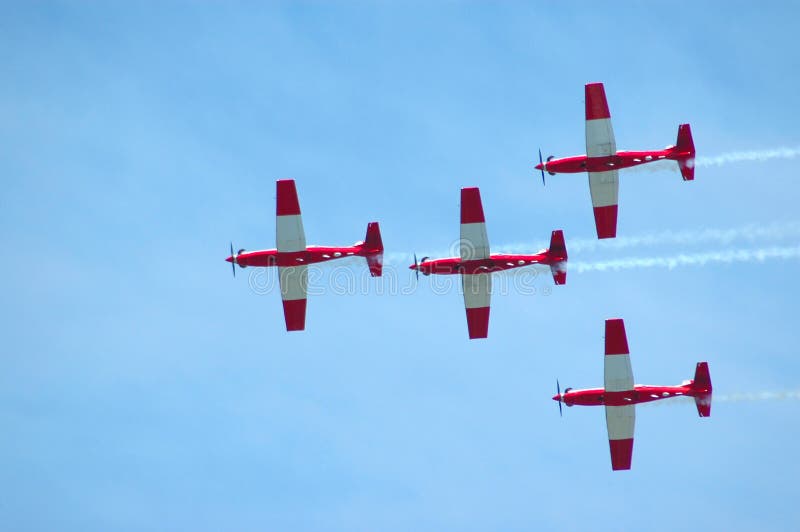 Airplanes teamwork