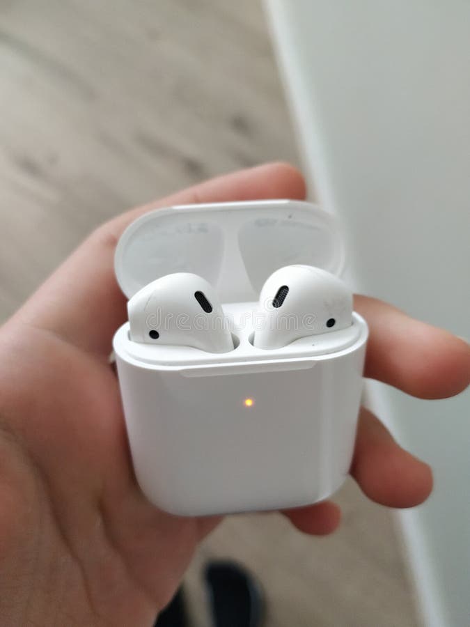 Airpods charging in the box