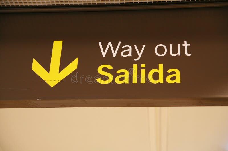 Close-up of an Open Sign in Spanish. `Abierto` Stock Photo - Image of  language, door: 120790092