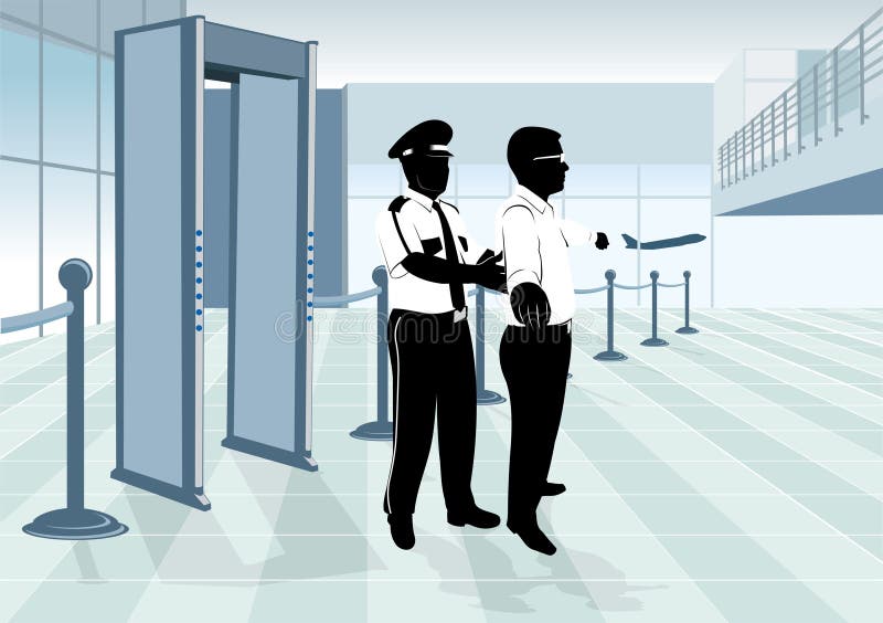 Airport security guard