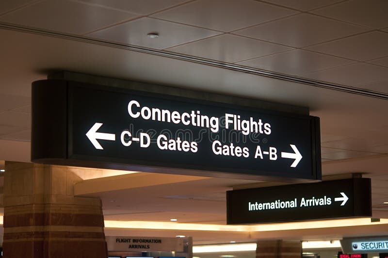 Airport signs and symbols