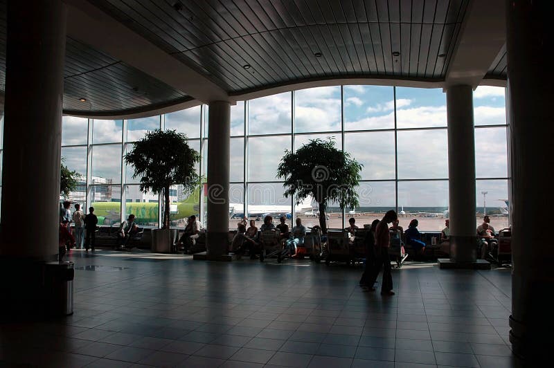 Airport waiting hall