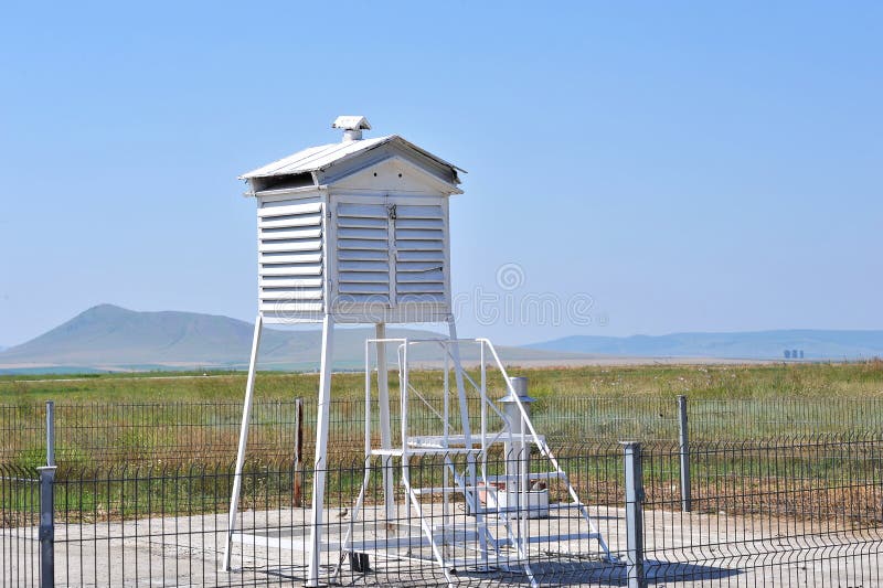 Airport weather station royalty free stock photography