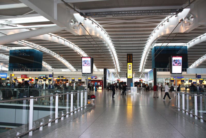 Airpot de Heathrow foto de archivo Airpot de Heathrow foto de archivo