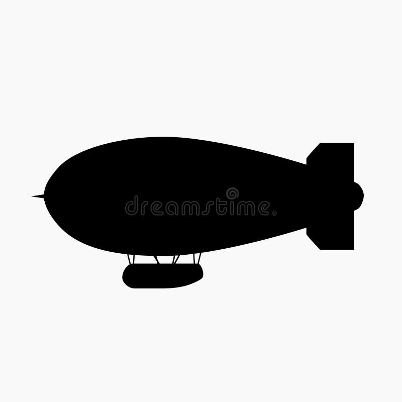 Download Zeppelin Side View Stock Illustration Illustration Of Generated 79916693