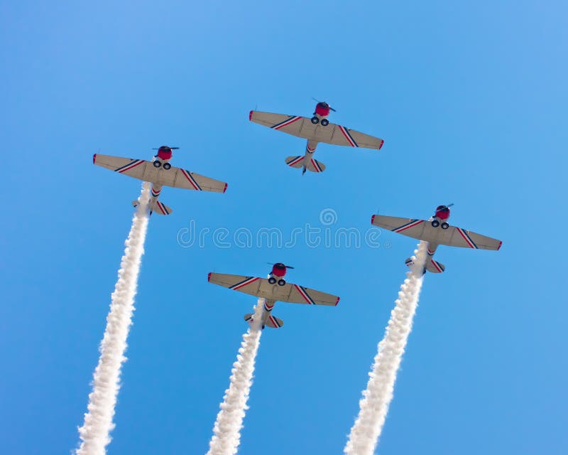 Airshow Planes stock image Airshow Planes stock image