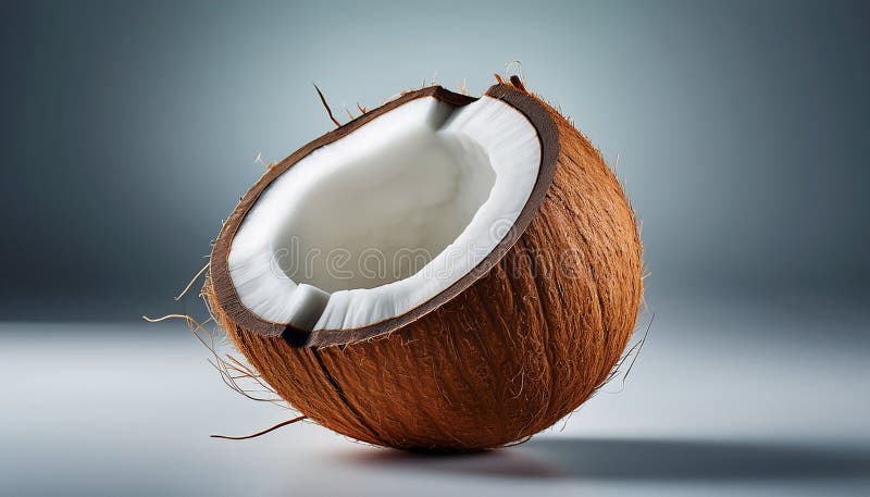 Aislamiento del coco saludable y fresco stock de ilustración