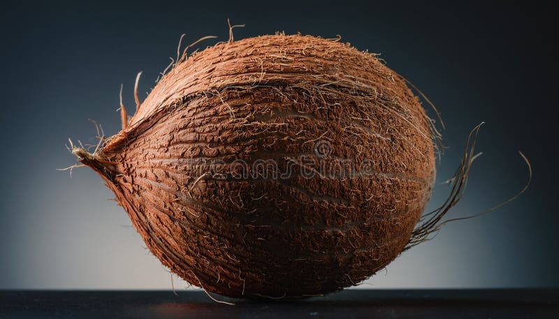 Aislamiento del coco saludable y fresco ilustración del vector