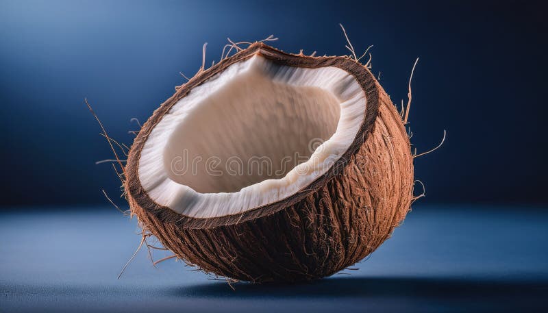 Aislamiento del coco saludable y fresco ilustración del vector
