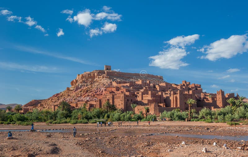 Ait Benhaddou, kasbah tradicional do berber, Marrocos fotografia de stock royalty free Ait Benhaddou, kasbah tradicional do berber, Marrocos fotografia de stock royalty free