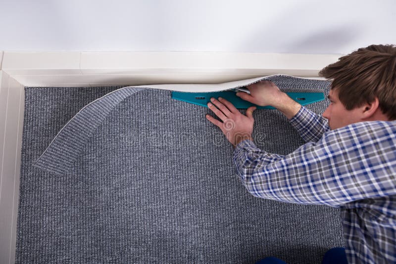 Ajustador Installing Carpet do tapete