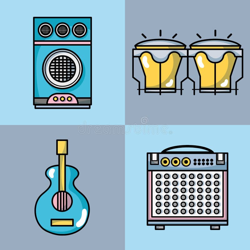 Elementos Da Música Para Jogar O Ritmo Da Harmonia Ilustração do Vetor -  Ilustração de nota, ritmo: 110433108