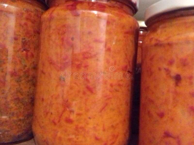 Ajvar royaltyfria bilder
