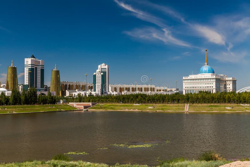 The Ak Orda Presidential Palace, Kazakhstan, Astana, Stock Image ...