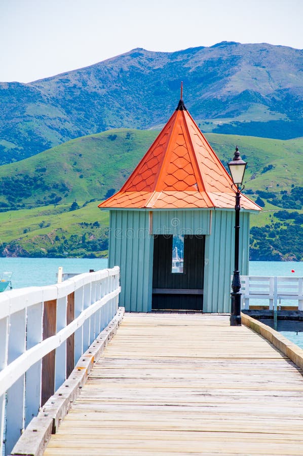 Akaroa, Nieuw Zeeland stock afbeeldingen Akaroa, Nieuw Zeeland stock afbeeldingen