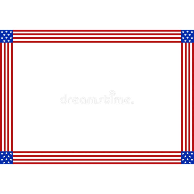 Akcyjnej wektorowej flagi amerykańskiej patriotyczna granica z kopii przestrzenią dla ilustracji Akcyjnej wektorowej flagi amerykańskiej patriotyczna granica z kopii przestrzenią dla ilustracji