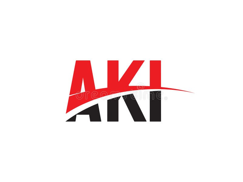 AKI Letter Initial Logo Design Vector Illustration Stock Vector
