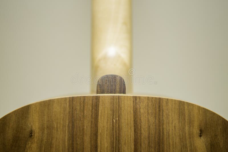 Akoestische Gitaar Hogere Periode en Hals royalty-vrije stock foto's Akoestische Gitaar Hogere Periode en Hals royalty-vrije stock foto's