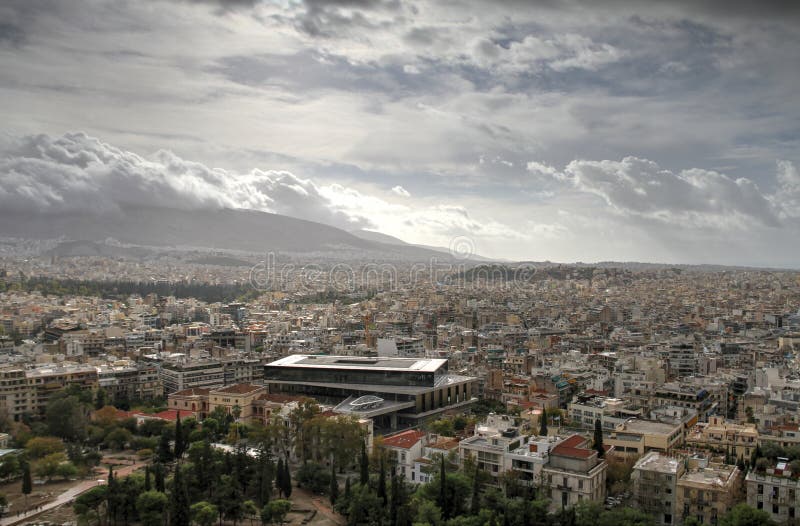 Download Akropolis, Athene, Griekenland Stock Foto - Afbeelding bestaande uit theater, zeus: 107700012