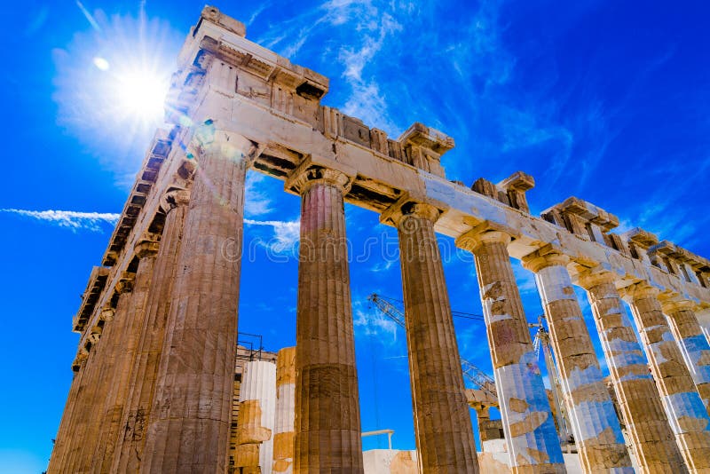 Akropolis van Athene Griekenland