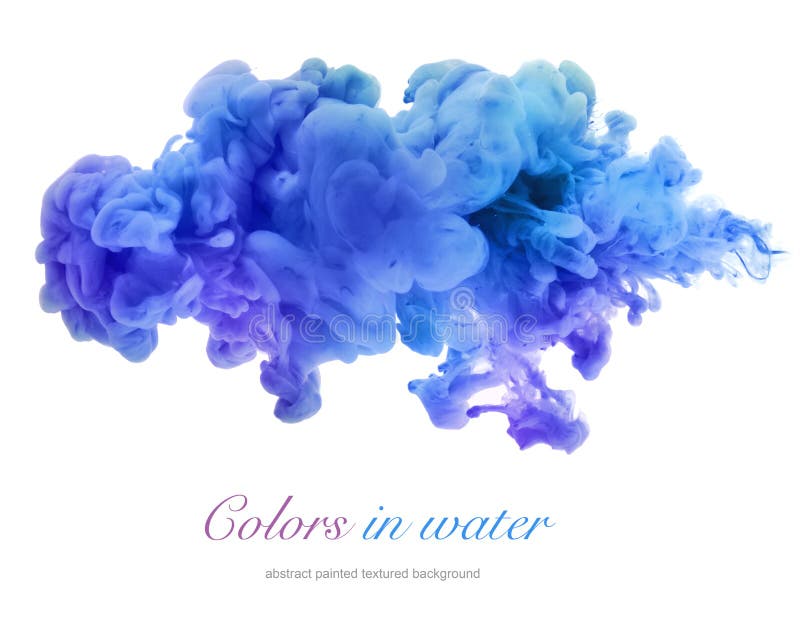 Akrylowi kolory w wodzie abstrakcyjny tło