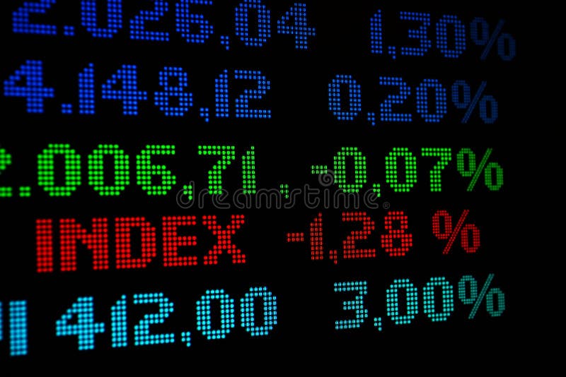 Aktienmarktindex stockfoto Aktienmarktindex stockfoto