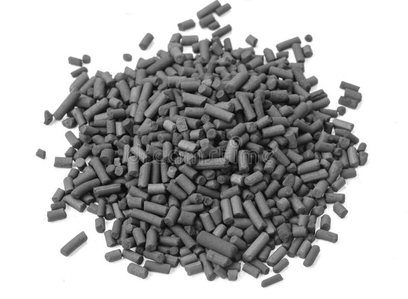 Aktywowane węgiel granule zdjęcia royalty free Aktywowane węgiel granule zdjęcia royalty free