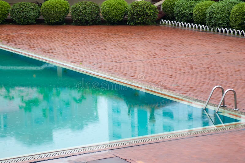 Al Aire Libre Piscina Del Balneario. Imagen de archivo Imagen de