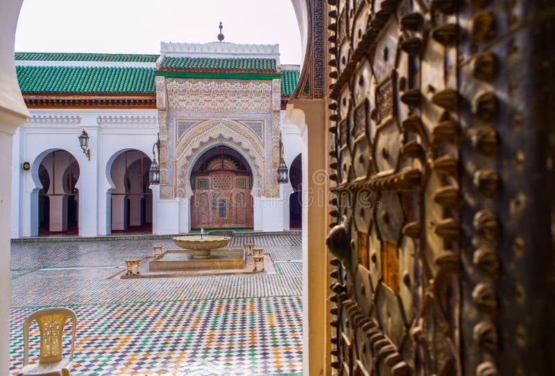 Al-Qarawiyyin dell'università EL Bali Medina di Fes Fes, Marocco