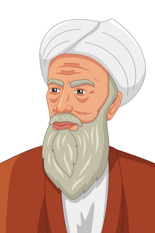 Al-Razi Muslim Philosopher Illustration