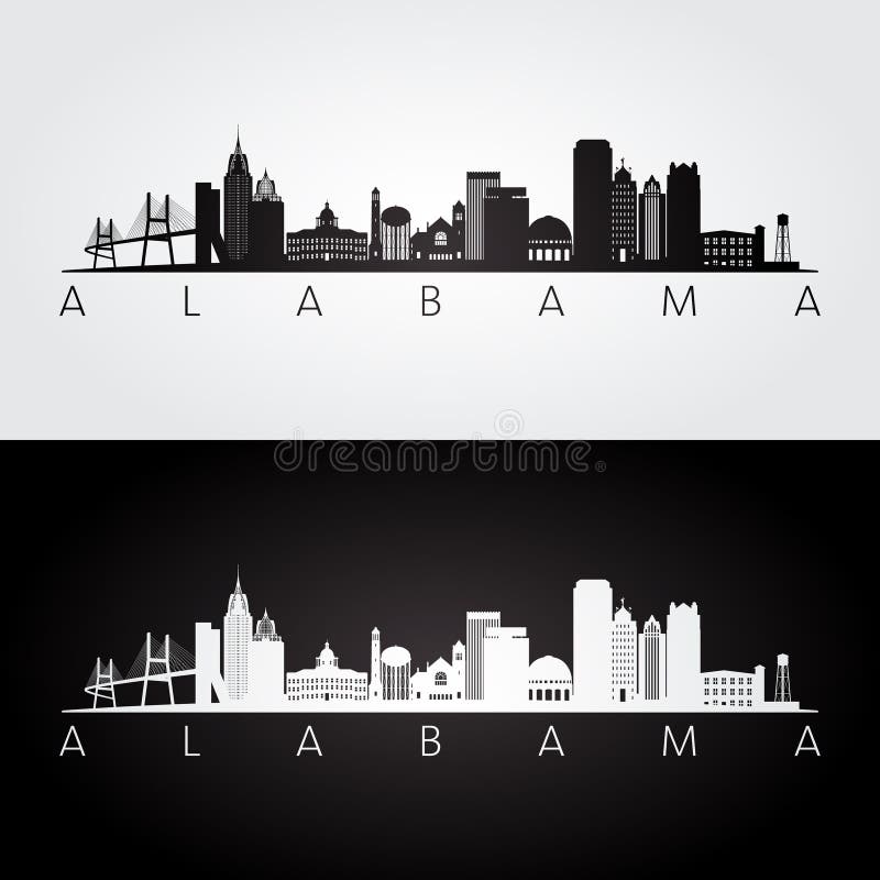 Mobile Alabama Skyline Stock Illustrations 34 Mobile Alabama Skyline