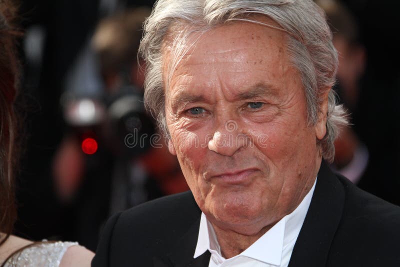 CANNES, FRANCE - MAY 14: Alain Delon attends the 'Il Gattopardo' premiere held at the Palais des Festivals during the 63rd Cannes Film Festival on May 14, 2010 in Cannes, France